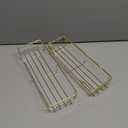 Kitsure Shower Caddy Large - Adhesive Shower Organizer, Stainless Steel Shelf for Inside Shower, No Drill Bathroom Organizers and Storage, Home Decor Accessories, 2 Pack, Gold