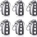 Konohan 6 Pcs 433Mhz Gate Remote Control Automatic Sliding Gate Opener Hardware Cloning Electric Rolling Driveway Closer Key Fob Universal Controller Security Alarm Lock