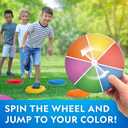 NATIONAL GEOGRAPHIC Stepping Stones for Kids  Durable Non-Slip Stones Encourage Toddler Balance & Gross Motor Skills, Indoor & Outdoor Toys, Obstacle Course, Gifts for Toddlers (Amazon Exclusive)