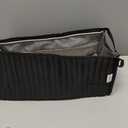 Multifunctional Waterproof Pram Buggy Bag Organiser,Portable Lightweight Baby Stroller Bag Organizer Pushchair Storage Bag,Universal Fit All Buggy(Black)14x7