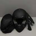 GLX GX23 Dirt Bike/Motocross Helmet - Matte Black, Medium - DOT Approved