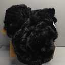 Faux Fur Throw Blanket, 1000GSM Fluffy Soft Bubble Blanket for Couch Bed, Cozy Plush Warm and Thick Blanket, Fuzzy Rabbit Throw for Living Room Bedroom 60''*80'' Black (Twin)