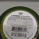24oz Scented Candle Garden Rain, Green