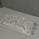 Open Signs for Business, 16"X 9" Bright LED Neon Open Sign Powered by USB with ON/OFF Switch, Adjustable Brightness Open Sign for Bars, Hotel, Stores, Coffee, Window, Wall, Party (Pink&Blue&Yellow)