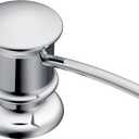 Moen 3944 Deck Mounted Kitchen Soap Dispenser with Above the Sink Refillable Bottle, Chrome
