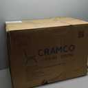 Sunset Trading Venu Dining Chairs | Polished Chrome Silver Tapered Legs | Mocha Brown Armless Faux Leather Bucket Seats | Set of 2 | Contemporary, Mid-Century Modern Kitchen Sidechairs