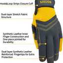 Safety Utility Work Gloves for Men&Women,Mechanic Working Glove,Tactical,Cycling,Performance Fit, Washable,Touchscreen