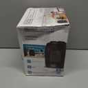 BLACK+DECKER Personal Ceramic Heater, Space Heater for Office Desk, Home Office & Personal Use Desk, 2 Heat & Fan Only Settings, Adjustable Thermostat, BHDC201, Black