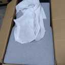 L Shaped Sleeper Sofa Bed with Storage Chaise, 53 Inch Pull Out Sofa Couch Bed for Living Room Sectional Linen Couch for Apartment, Bedroom, Living Room, 3 Seat, Gray