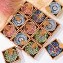 12 Pcs 3.3 Inches Small Ceramic Bowls Wedding Favors for Guests Bulk Mexican Salsa Bowl Dipping Boho Pottery Dishes for Bridal Shower Gifts Rustic Souvenirs