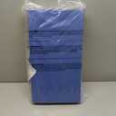 ECR4Kids Everyday Folding Rest Mat, 4-Section, 1in, Classroom Furniture, Blue/Grey