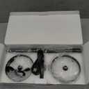 JACKYLED Cordless Table Lamps Rechargeable, 3 Adjustable Height, 5000mAh Battery Operated, 3 Colors Smooth Dimming, Portable LED Waterproof Table Lamp for Dining, Bedroom, Outdoor (2 Pack) (Black)