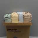 4-Pack Muslin Swaddle Blankets for Boys, Girls - Organic Baby Swaddles for Newborns, Soft & Breathable Receiving Baby Blankets for Girl, Boy, Neutral, Newborn Essentials Gift (Mirage)