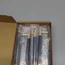 Guoharda 12 Pack 5 Inch 128 mm Knurled Cabinet Handles Cabinet Pulls Aluminum Handles Pulls Gold and Black Oxidation Finish with Diamond Pattern 6" Length (5" Hole Center)