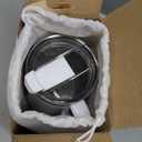 Beast 42 oz Tumbler Stainless Steel Vacuum Insulated Coffee Ice Cup Double Wall Travel Flask (Arctic White)