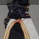 Girls Halloween Outfit Kids Singer Fashion Outerwear Party Clothes (7-8 Years, Black-m)