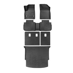 BAMACAR All Weather Floor Mats Backrest Cargo Liner for Chevy Blazer Car Accessories 2025 2024 2023 2022 2021 2020 Gas Only (Not EV), Rubber Back Seat Cover Carpet for Chevrolet Base/L/LS/LT 2019-2025