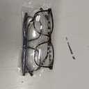 Gaoye 2-Pack of Reading Glasses - Blue-Light Filter, UV Protection - Readers with Rectangle Frames
