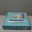 MAONAME 13" Antique Gold Charger Plates, Plate Chargers with Embossed Rim, Round Plastic Charger Plates for Wedding, Table Decor, Set of 6