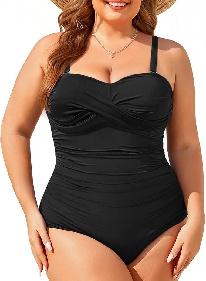 Women's Swimsuit Size 22W  Black