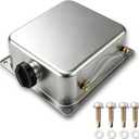 2.5 Gallon Stainless Steel Fuel Tank, 9.5L External Auxiliary Reservoir
