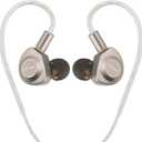 Kefine Delci AE 10mm DLC+PU Diaphragm Dynamic Driver IEMs, Wired in Ear Monitor Earphones, HiFi Earbuds with Transparent and Powerful Sound, Two Tuning Style (3.5mm)