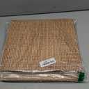 Burlap Print Baby Shower Boxes for Gender Reveal Party Gender Neutral Baby Shower Centerpiece Decor - 4 Pcs Burlap Grain Baby Cubes Baby Blocks with Letters, Rustic Baby Shower Decorations