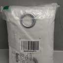 NICETOWN Semi Sheer Linen Curtains Flax Textured for Living Room, Grommet Vertical Drapes Natural Privacy Sheer Panels with Light Filter for Villa/Cottage, W52 x L84, Ivory, 1 Pair