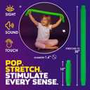 Nutty Toys Jumbo Pop Tubes - 8-Pack XL Sensory Toys - Creative STEM Learning for Kids - Connect & Pop! Top ADHD Autism Fidget 2026, Best Boy & Girl Easter Essentials & Easter Basket Stuffers Gift Idea
