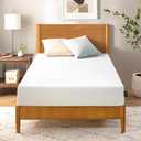 ZINUS 6 Inch Twin Green Tea Memory Foam Mattress [New Version], Fiberglass free, Medium Firm Feel, Zoned Pressure Relief, Certified Safe Foams & Fabric, Mattress in A Box (White)