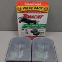 Tomcat Rat and Mouse Killer Disposable Stations for Indoor/Outdoor Use: Child and Dog Resistant, Pre-Filled, Easy Monitoring, 2-Pack