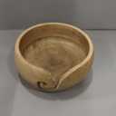 Valentines Day Gifts for Women Wooden Yarn Bowl Knitting Bowl Large Crochet Yarn Holder Handmade Crocheting Accessories and Supplies Organizer 7 x 3 (Natural)