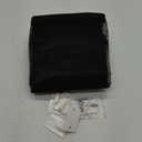 Screen Door for Entryway Window 44 x 29 inches (112 x 74 cm) Divider Curtain Automatically Closes Door/Veranda/Entryway, Black