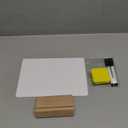 A5 Stand Up Dry Erase Board for Desk with 2 Pens and 1 Wiper, Mini Whiteboard Stand, Desktop Writing Board, Mini Dry Erase Board for Office, Home