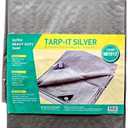 8 ft X 10 ft Waterproof Multi Purpose Water Proof Silver Tarp Poly Cover for Roof Car Heavy Duty