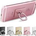 Phone Ring Holder Stand, Cell Phone Grip Mount, 360 Degree Rotation (Golden)