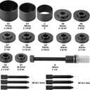 DAYUAN 19pcs Front Wheel Drive Bearing Removal Installation Service Tool Kit FWD Bearing Install Master Set Wheel Bearing Removal Kit