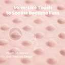 Baby Floor Play Mat for Playpen, Extra Thick 65x50 Inches Padded Mat with Ultra Soft 3D Minky Dot & Removable Washable Cover, Non-Slip & Safe for Crawling,Tummy Time,Infant/Toddler (Pink)