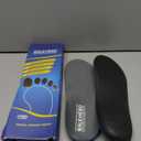 Plantar Fasciitis Feet Insoles Arch Supports Orthotics Inserts Relieve Flat Feet, High Arch (Mens 9-9 1/2 | Womens 11-11 1/2) (Gray)