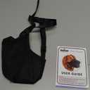 Dog Muzzle, Patented Soft Mesh Muzzle for Small Medium Large Dogs for Scavenging Biting Licking and Chewing, Allows to Pant and Drink (M, Black)