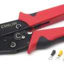 Crimping Tool for Insulated Electrical Wire Connectors-AWG 20-14 Ratchet Crimper Tools-Racheting Wire Crimping Tools-Available for Insulated Connectors and Wire Terminal SN-02C