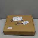 60-Inch Cable Sweater Knit Christmas Tree Skirt with Wooden Toggles, Burgundy