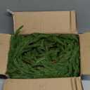 Lvydec Christmas Norfolk Pine Garlands, 9ft Real Touch Artificial Pine Garlands Greenery Faux Cedar Garland for Mantle Table Holiday Fireplace Winter Decor (Light Green, 9ft)