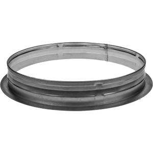 Repa Market 10'' Inch Metal Duct Connector Flange - Air Tight Vent Duct Collar - for Connecting Exhaust, Intake Flex and Straight Ducting - Heating, Cooling Universal HVAC Adapter - Home, Commercial