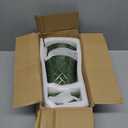 EFISPSS 6 Inch Plant Pot,Ceramic Pots for Plants with Drainage,Flower Pots Indoor Pots for Plants, Modern Flower Pots for Home and Office,Set of 2 - Patina (Green)