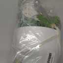 Mkono Fake Hanging Plant with Pot, Hanging Plants Artificial Spring Decor Macrame Plant Hanger with Faux Plant Greenery Boho Hanging Planter for Home Bedroom Bathroom Office Decoration (Medium)