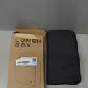 Lovoeo Lunch box Lunch bag for men women Insulated Lunchbox Lunch bags for Work Picnic Travel (Black)