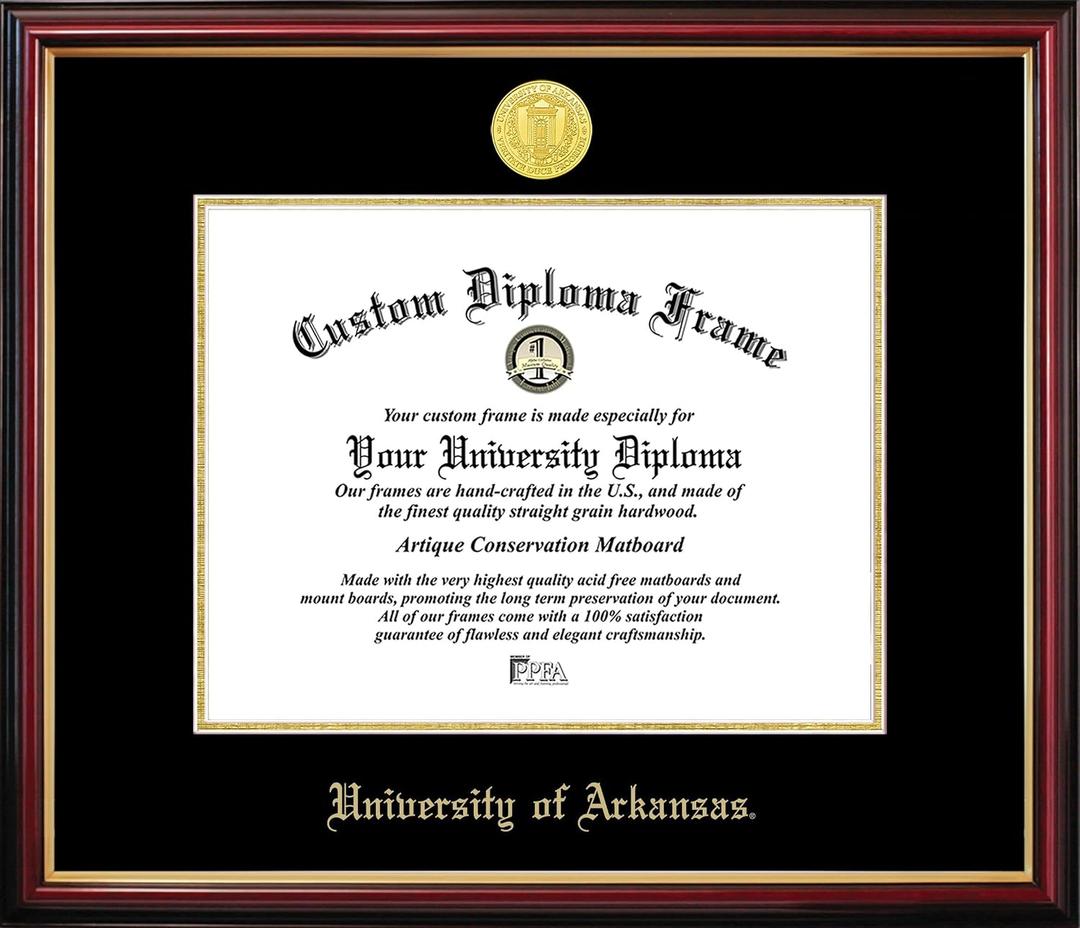 Campus Images University of Arkansas Petite Diploma Frame