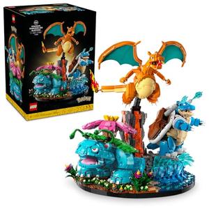 LEGO Pokémon Venusaur, Charizard and Blastoise - Building Set for Adults, Ages 18+ - Collectible Pokémon Figures - Gift Idea for Men & Women 