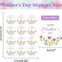 7 x joycraft 60Pcs Mothers Day Stickers, 2 Inch Floral Happy Mother's Day Stickers, Colorful Flower Self Adhesive Gift Labels for Present Wrapping, DIY Card, Envelope Seal, Cookie Bags, Bouquet
